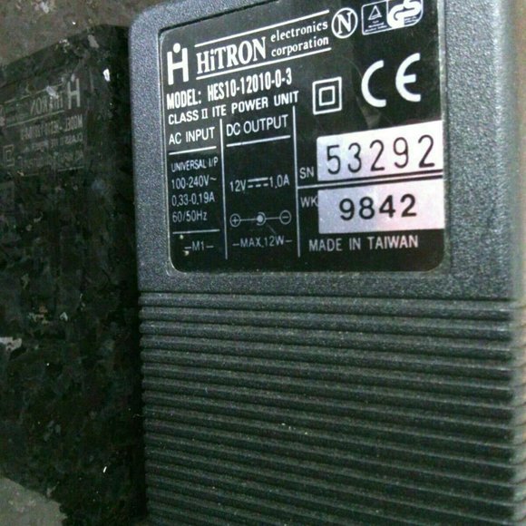 Hi Tron Charger Adapter Power Supply HES10-12010-0-3 Class 2 Travel Accessories - Picture 8 of 16